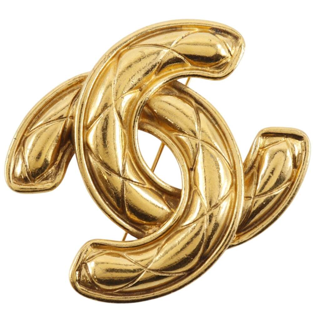 Chanel Cc Logo Brooch Metal #336651C97B